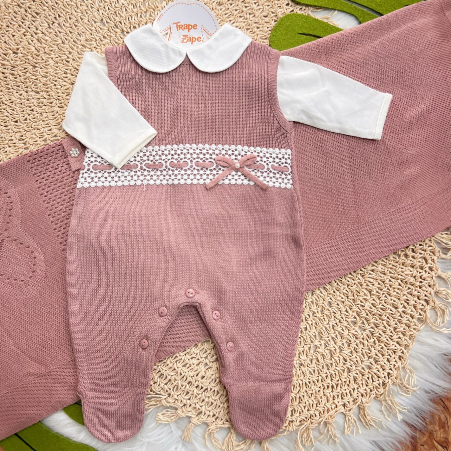 Saída de Maternidade Leticia - Rose Saída de Maternidade Leticia - Rose